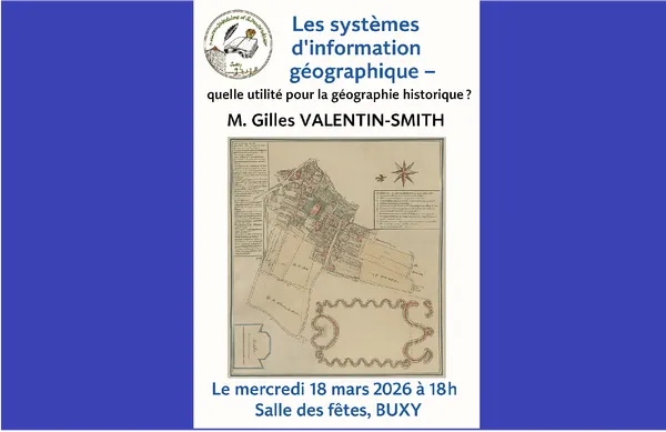 Conférence : Les systèmes d'information géographique - quelle utilité pour la géographie historique ?