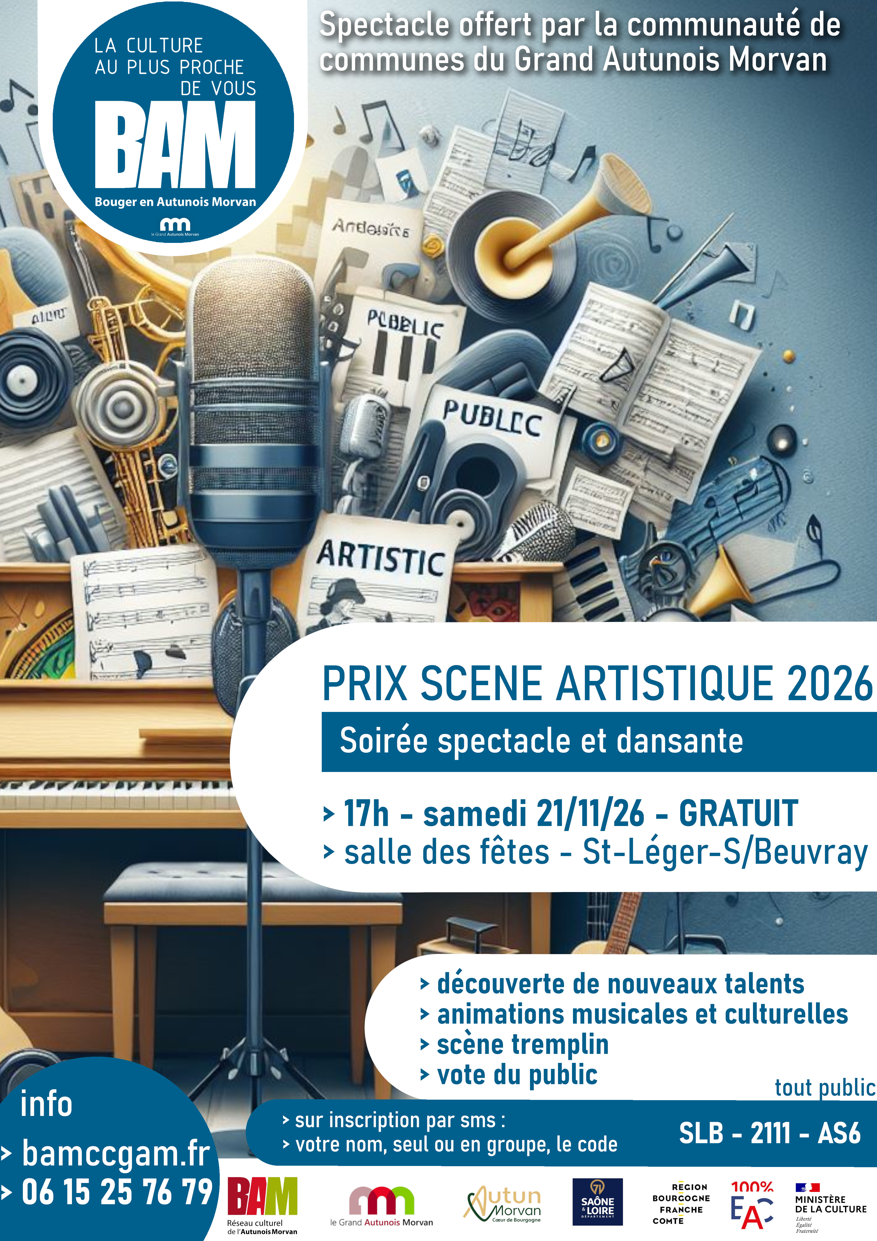 Prix scène artistique 2026