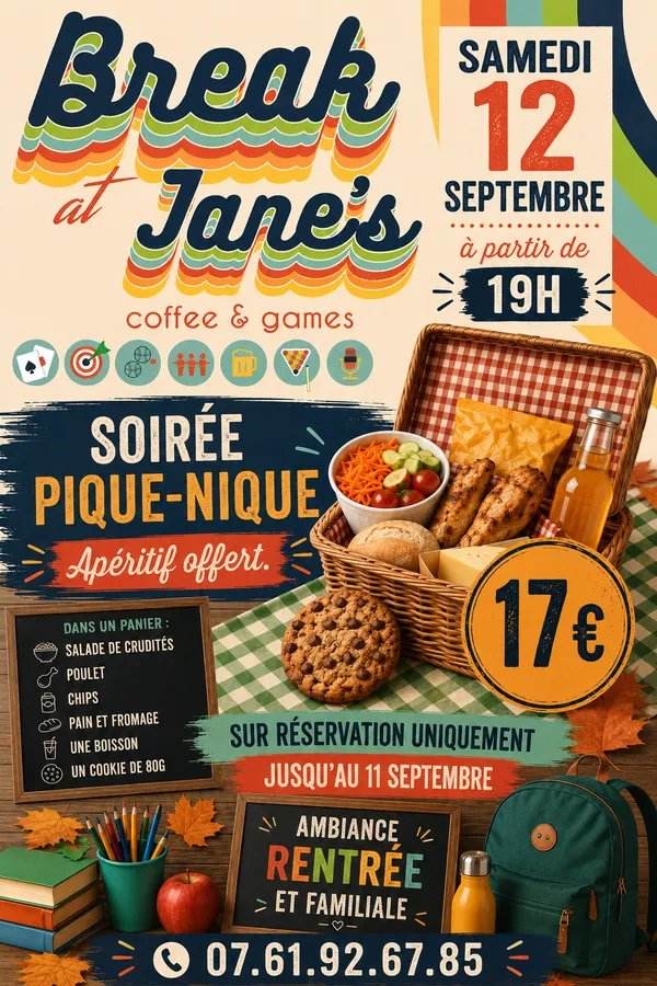 Soirée pique nique - 21320 Pouilly en Auxois