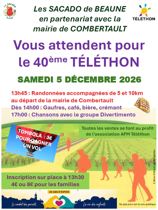 Les Sacado de Beaune - 40ème Téléthon