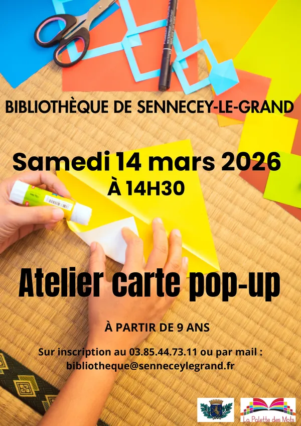 Atelier carte pop-up.