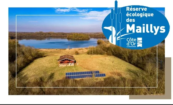 La tombée de la nuit sur la Réserve des Maillys