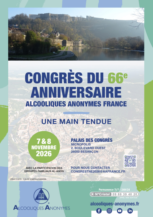 66 ans des Alcooliques anonymes