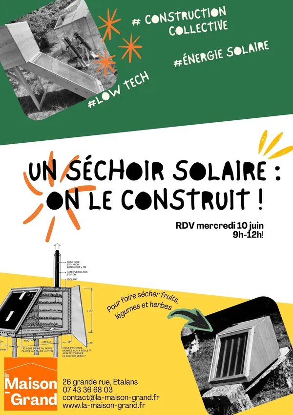 Atelier construction séchoir solaire