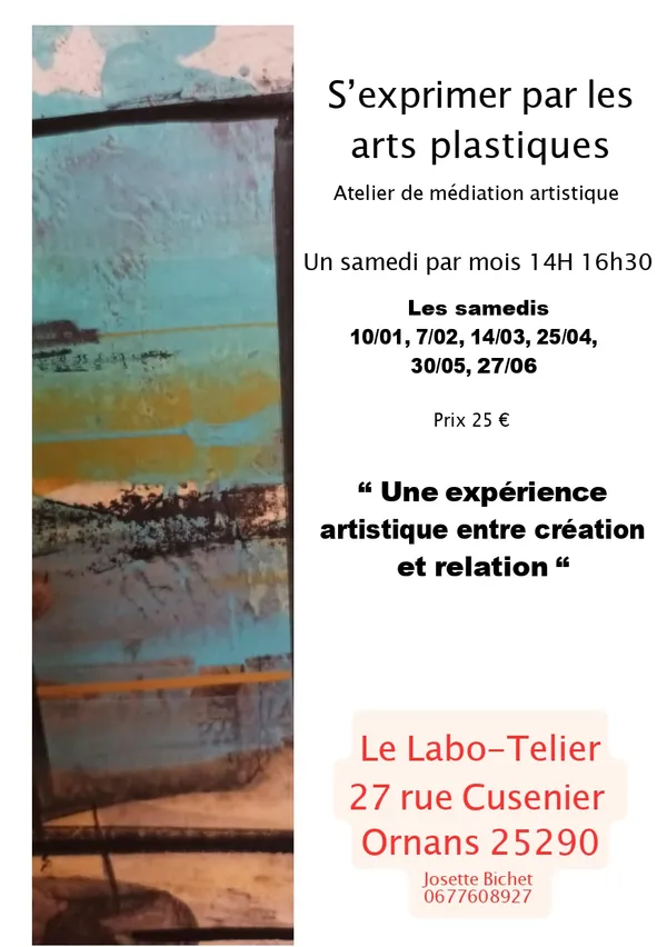 Atelier de médiation artistique “S'exprimer par les arts plastiques”