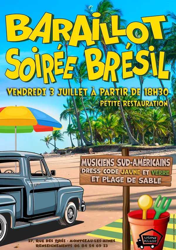 Soirée Brésil au Baraillot