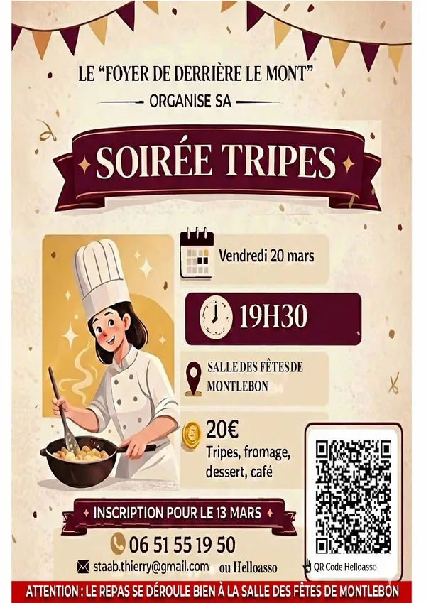 Soirée tripes