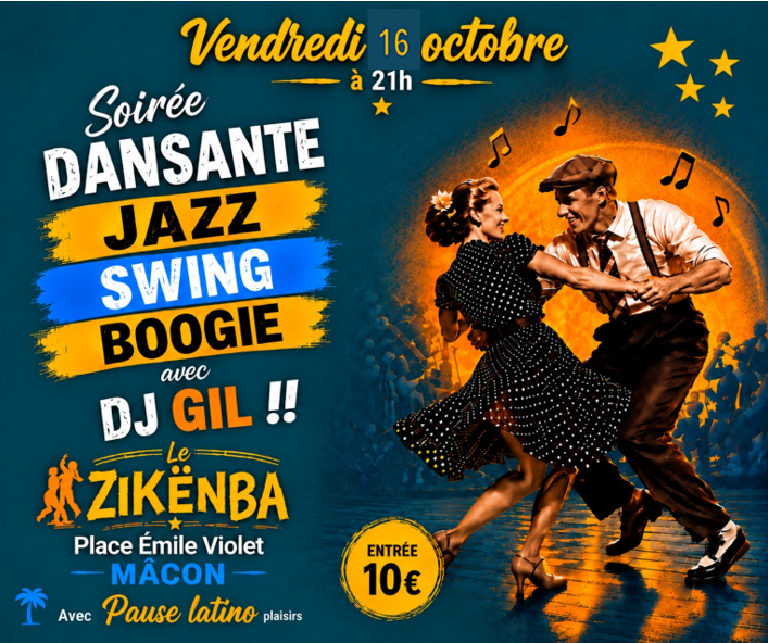 Soirée dansante Rock, Jazz, Swing, Boogie