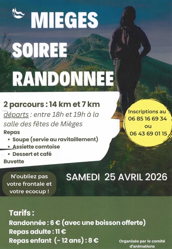 Soirée randonnée