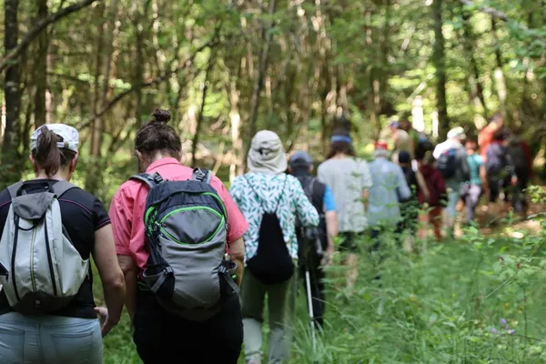 Spectacle-lecture en sous-bois au Parc national de forêts