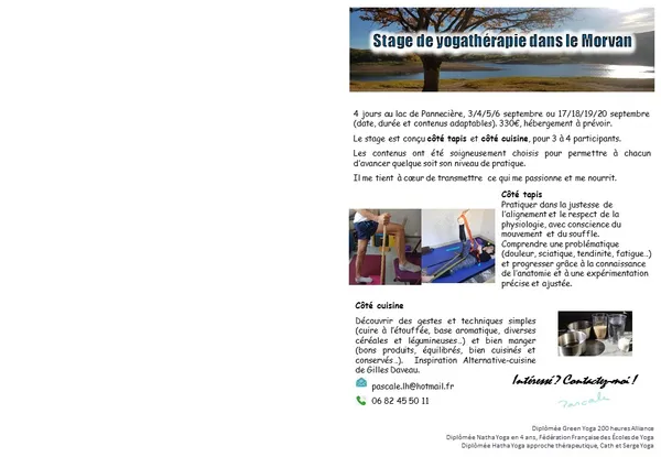 Stage de Yogathérapie