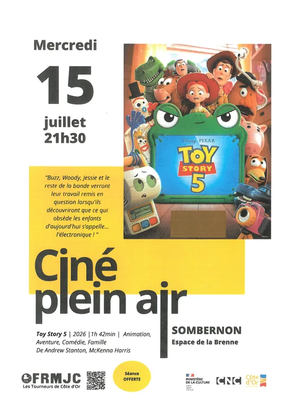 Séance de cinéma en plein air - Toy Story 5