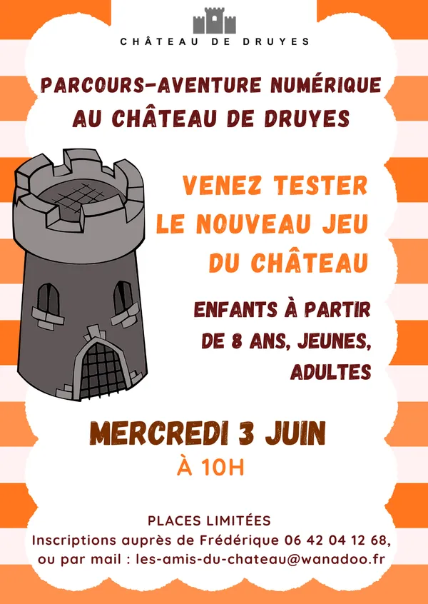 Parcours aventure au Château de Druyes
