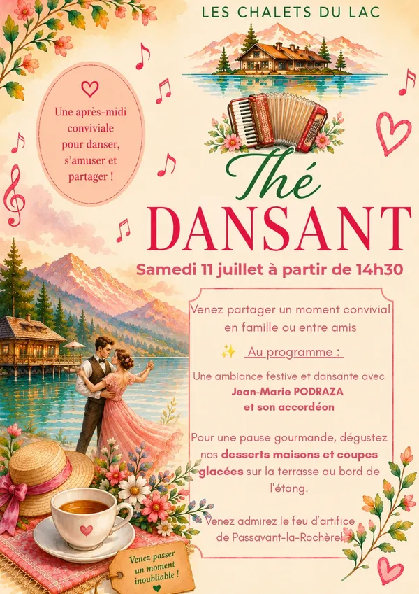 Thé dansant aux Chalets du lac