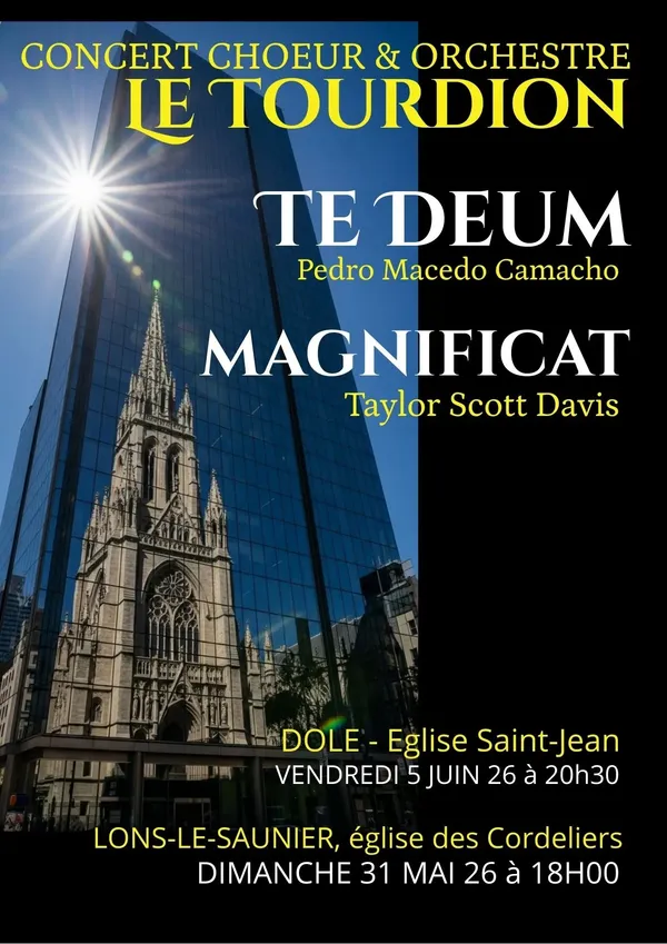 Concert le Tourdion - Te Deum Magnificat