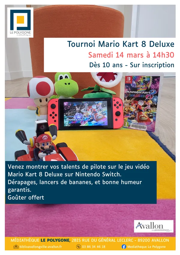Tournoi Marion Kart 8  Deluxe