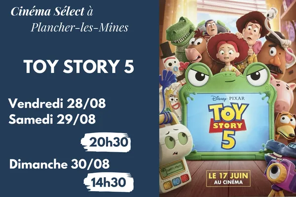 Film "TOY STORY 5" au CINEMA SELECT à PLANCHER-les-MINES