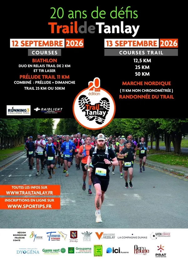 20ème édition du Trail de Tanlay