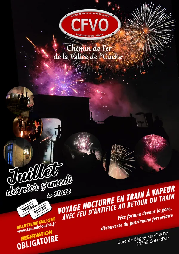 Train nocturne- Bligny sur Ouche