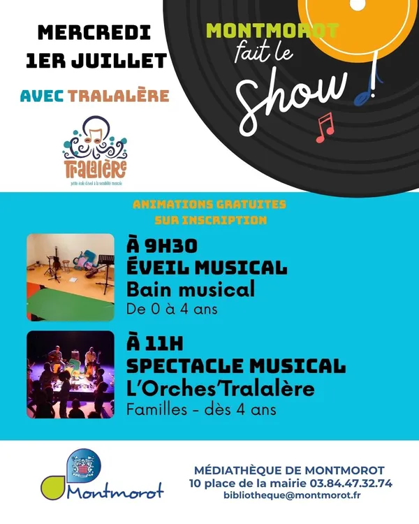 L'Orches'Tralalère - spectacle musical pour enfants