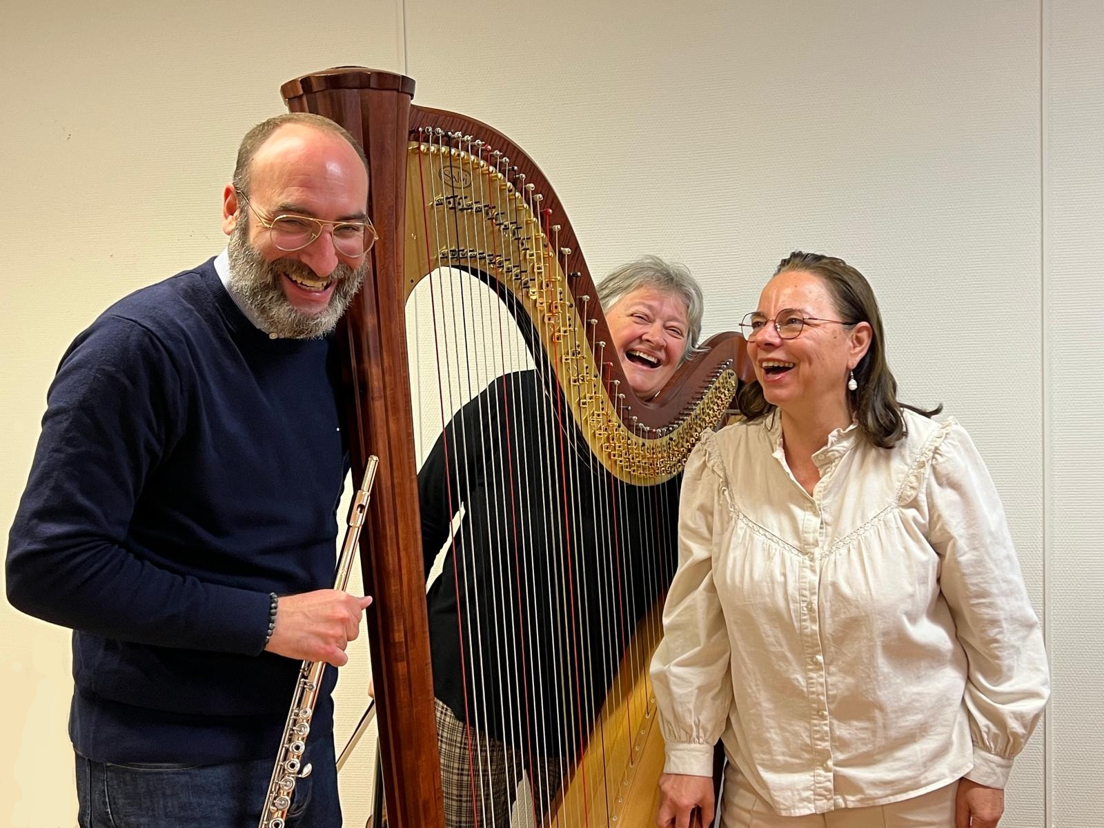 Trio Double B en concert (flûte, alto, harpe) !