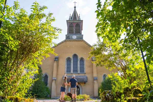 Visite de l'abbaye de la Grâce Dieu