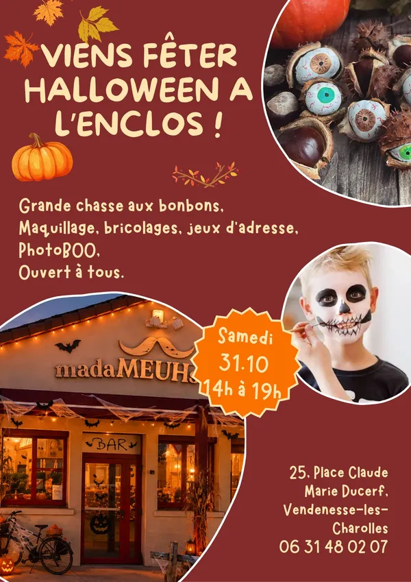Viens fêter Halloween à l'Enclos !