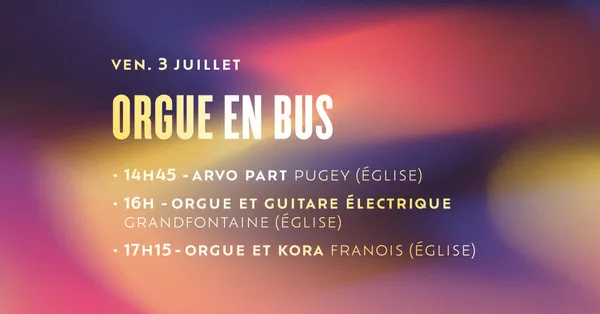 Orgue en ville: Orgue et Kora