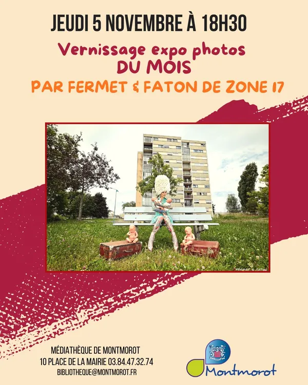 Vernissage exposition photos Fermet & Faton de Zone 17