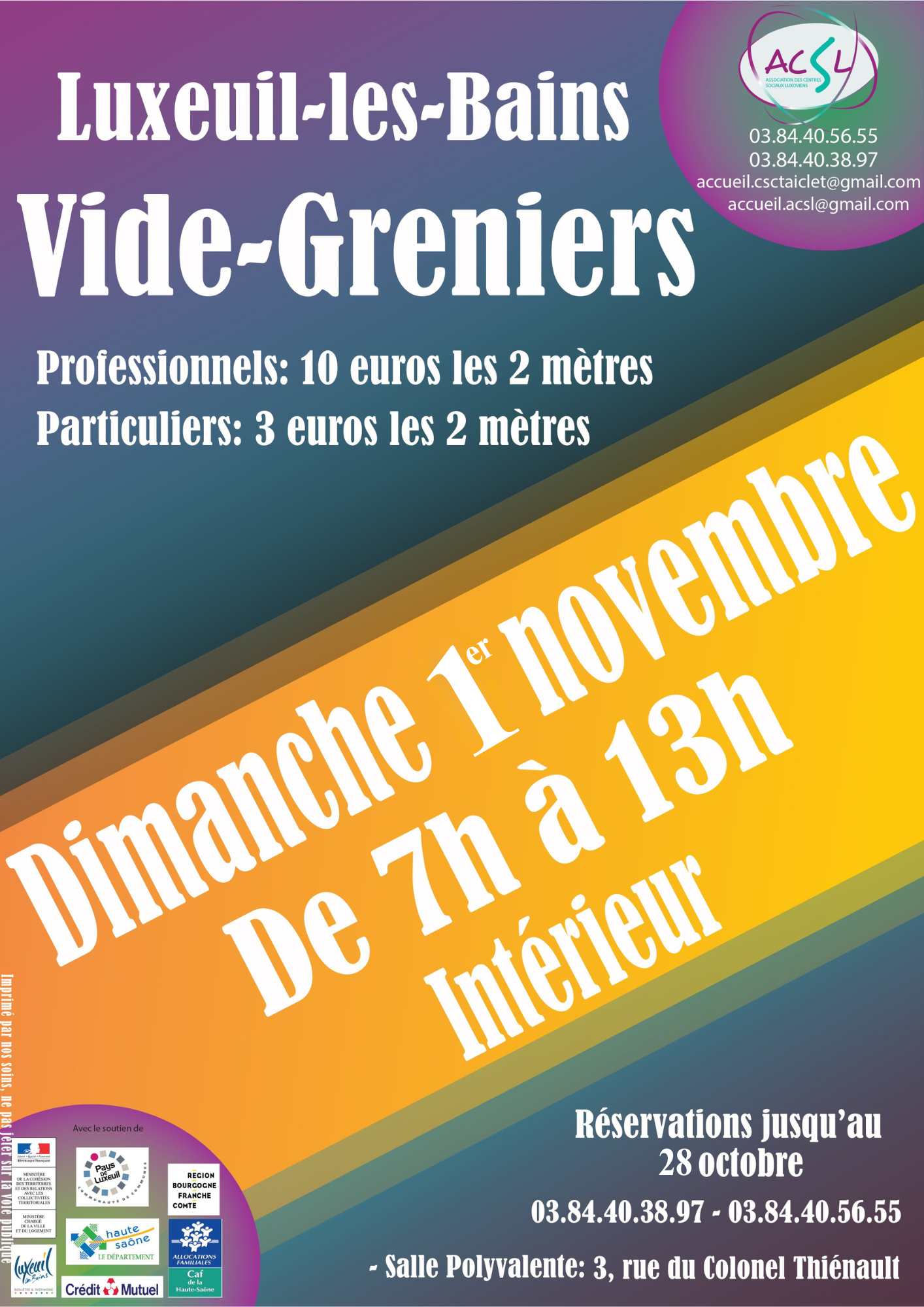Vide-greniers de l'ACSL