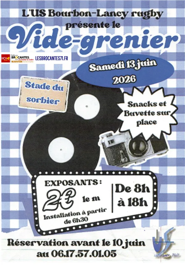 Vide-grenier de l'USBL Rugby