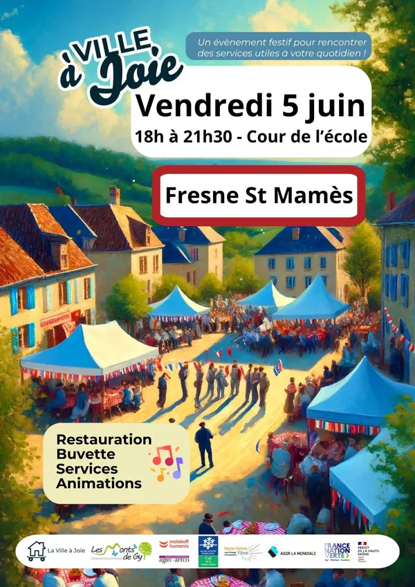 Ville à Joie à Fresne Saint Mamès