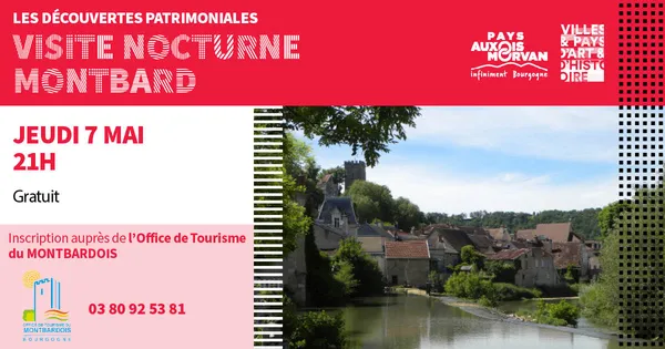 Visite nocturne de Montbard