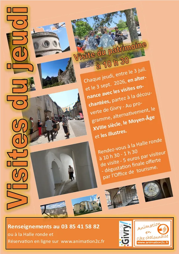 Givry - Visite du jeudi : A la recherche du Moyen Âge