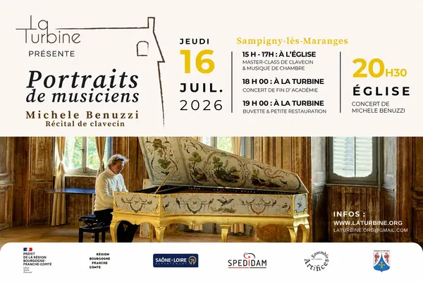Concert Portraits de Musiciens, récital de clavecin de Michele Benuzzi
