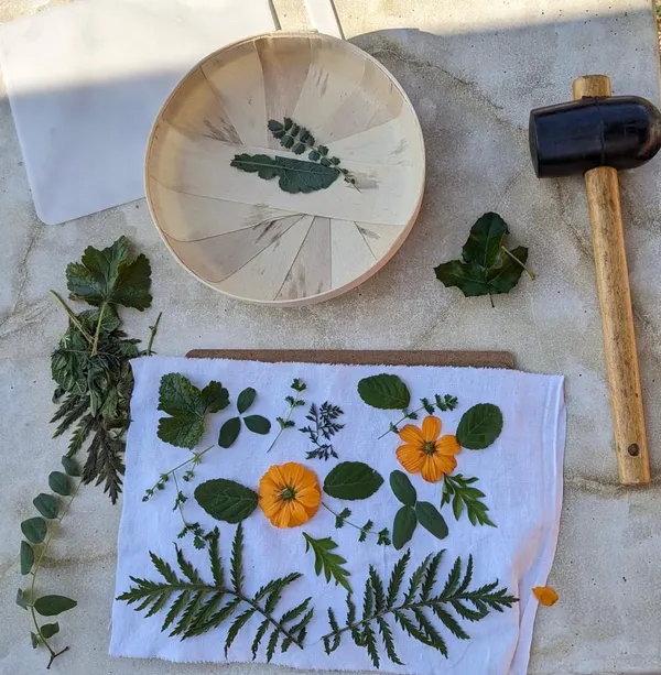 Atelier de teinture naturelle Tataki-zomé