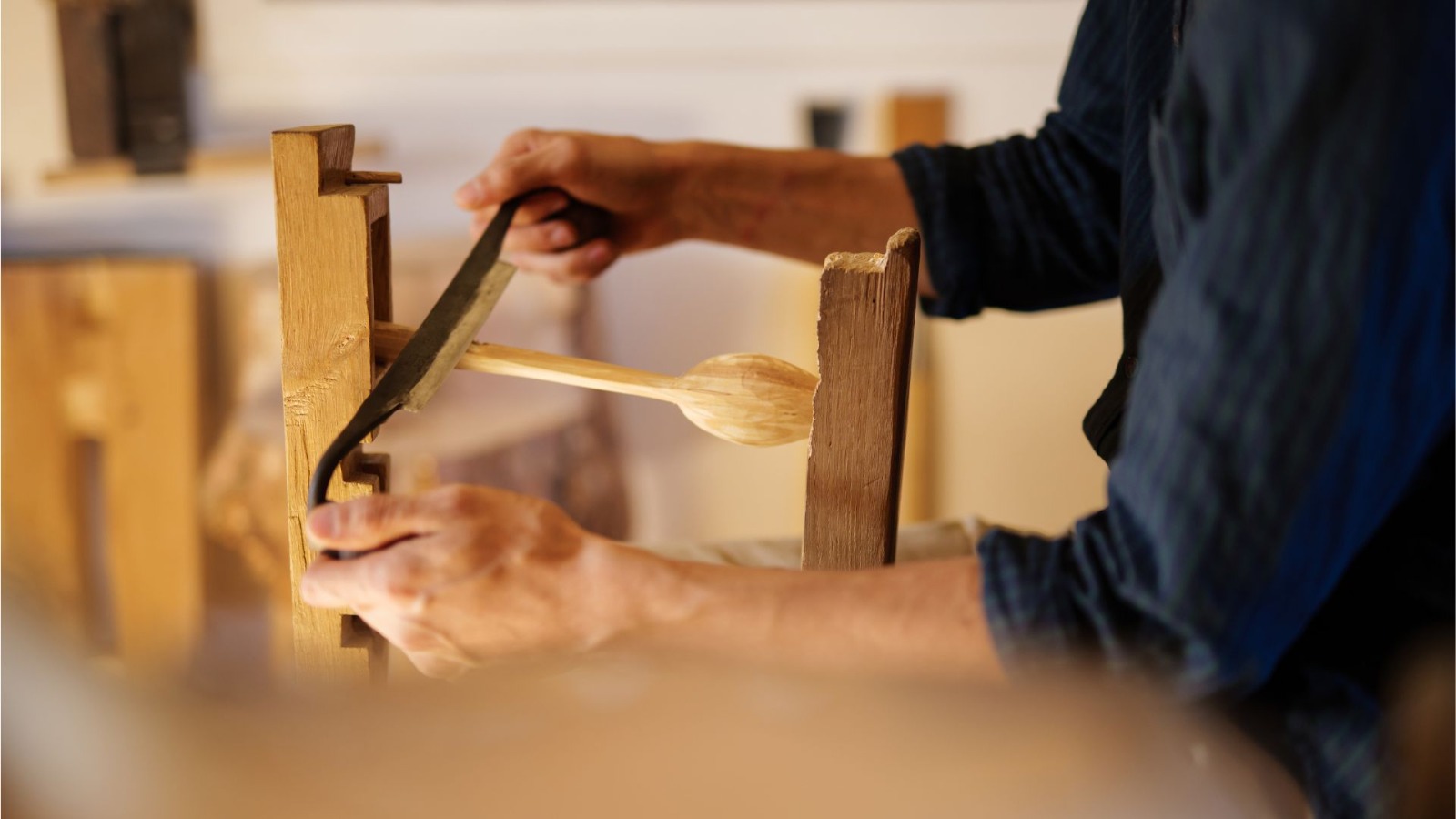 Stage Boissellerie - travail manuel du bois