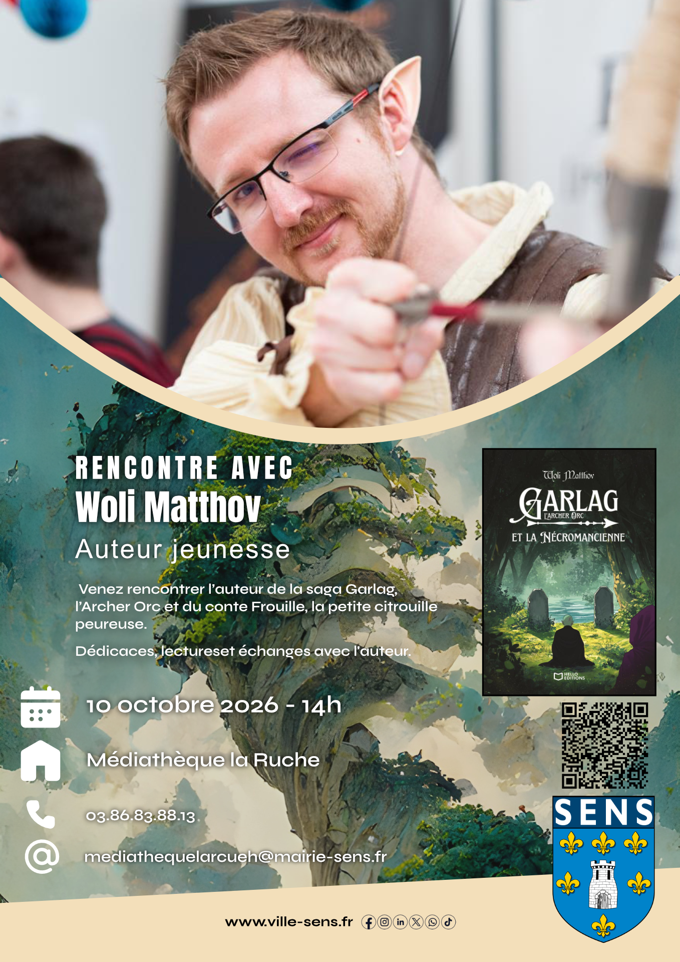 Rencontre et dédicaces avec l'auteur Woli Matthov