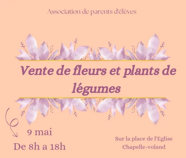 Vente de fleurs