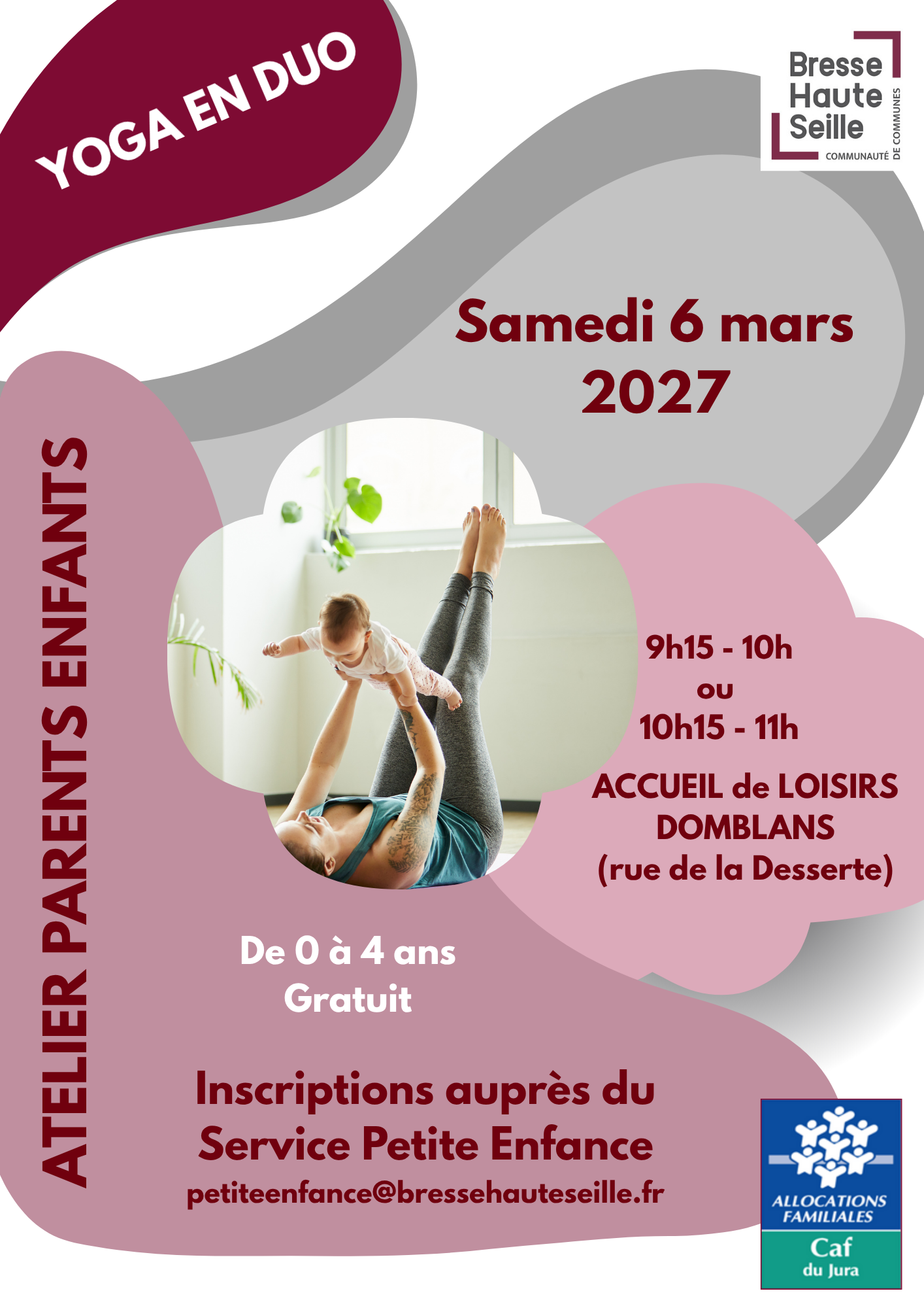 Atelier parent/enfant - YOGA EN DUO