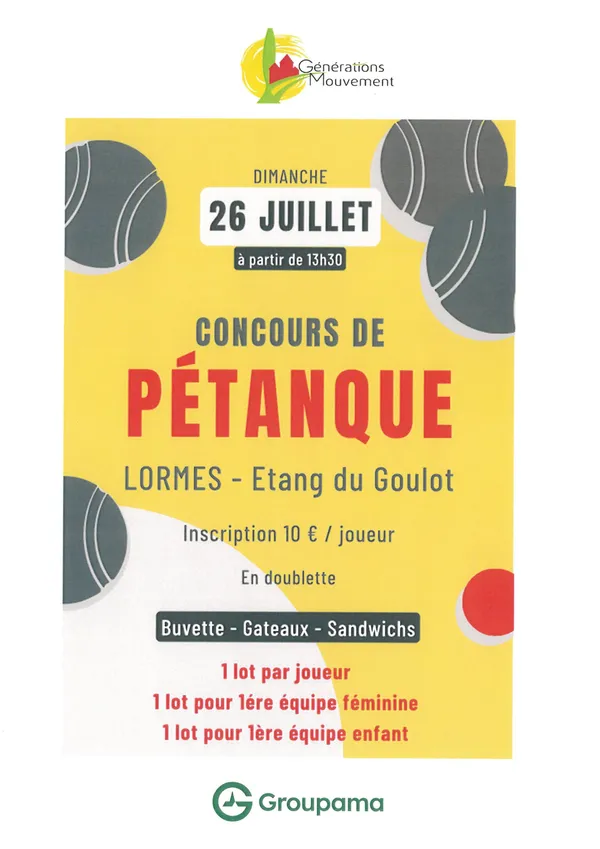 Concours de Pétanque