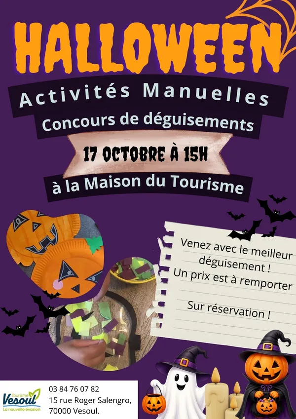 Halloween Activités Manuelles Concours et déguisements