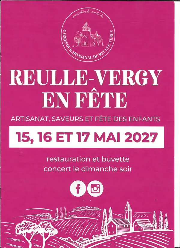 Reulle Vergy en fête Artisanat, saveurs et fête des enfants
