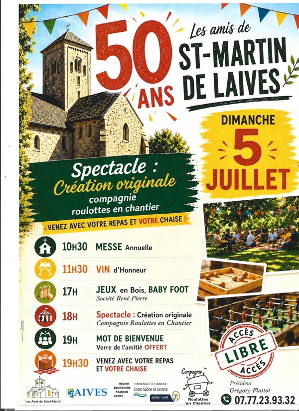 Les amis de Saint-Martin de Laives fêtent leur 50 ans