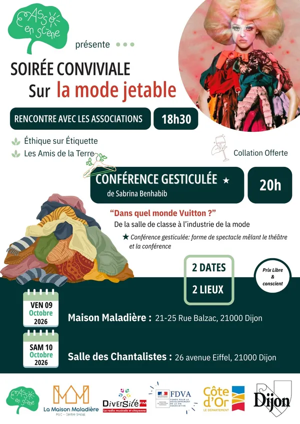 Soirée conviviale sur la mode jetable