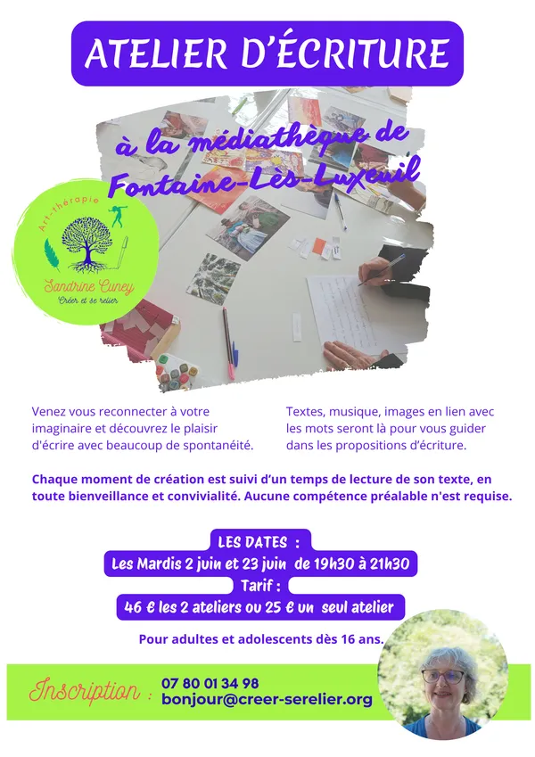 Atelier écriture créative