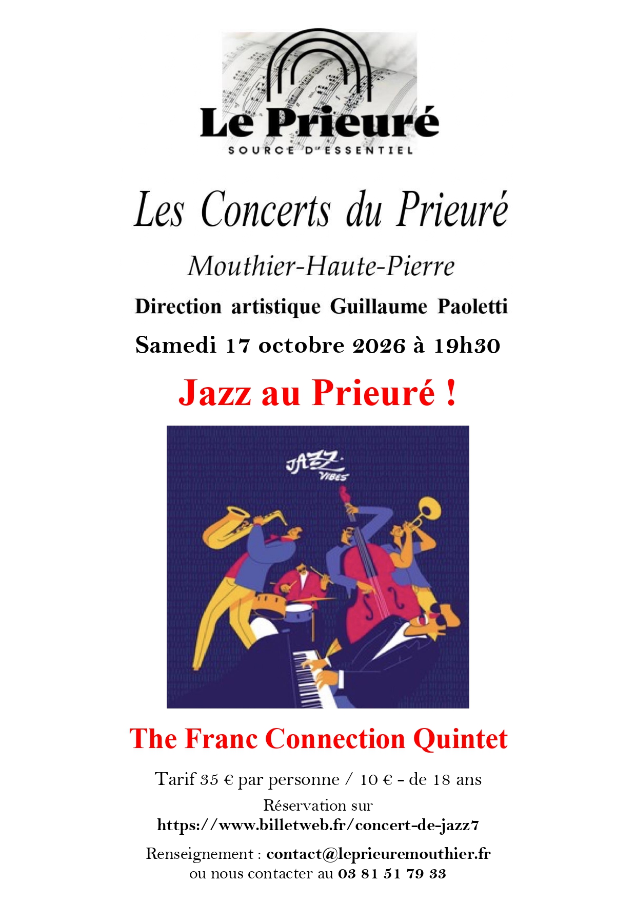 Jazz au Prieuré !