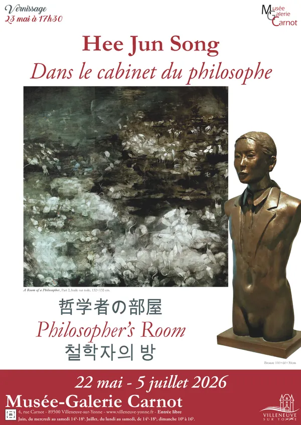 Exposition Hee Jun Song Dans le cabinet du philosophe peinture coréenne