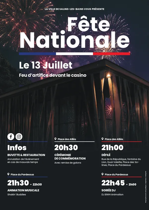 Fête Nationale à Salins