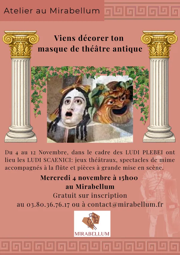 Décore ton masque antique